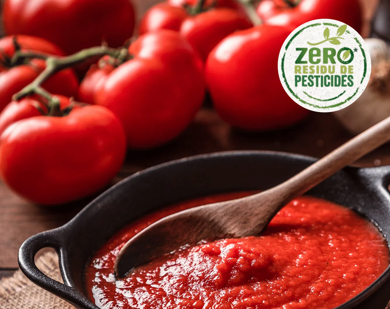 sauce tomates zero pesticides